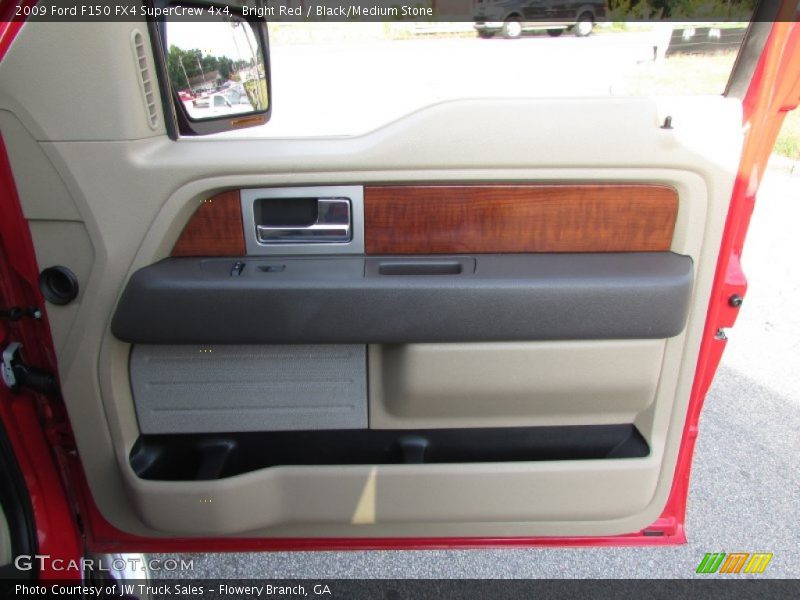 Bright Red / Black/Medium Stone 2009 Ford F150 FX4 SuperCrew 4x4