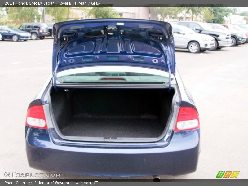 Royal Blue Pearl / Gray 2011 Honda Civic LX Sedan
