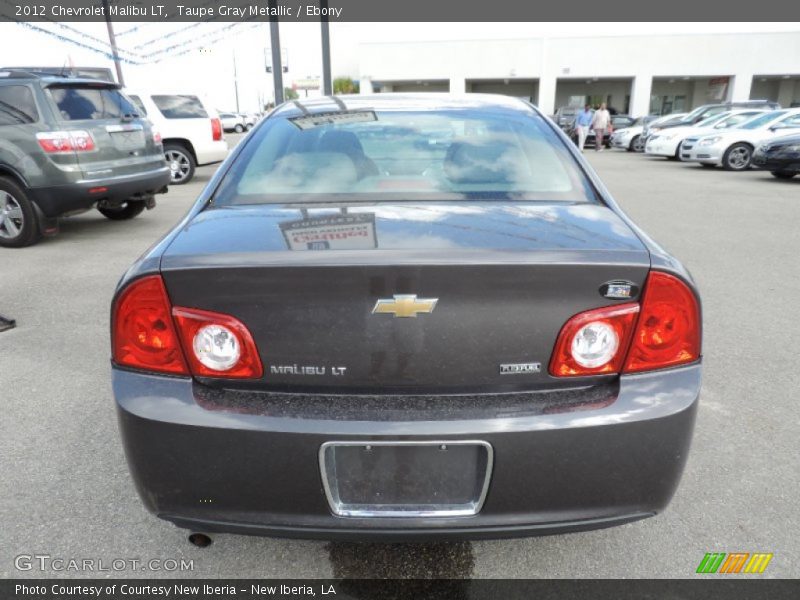 Taupe Gray Metallic / Ebony 2012 Chevrolet Malibu LT
