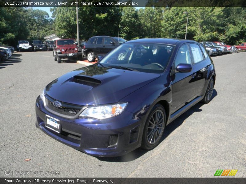WRX Plasma Blue / WRX Carbon Black 2012 Subaru Impreza WRX 5 Door