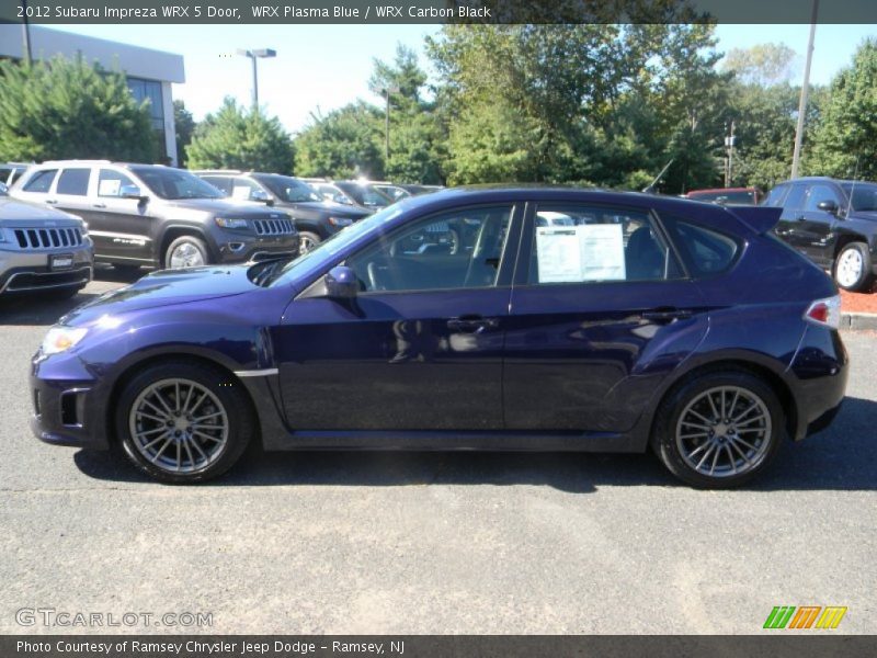 WRX Plasma Blue / WRX Carbon Black 2012 Subaru Impreza WRX 5 Door