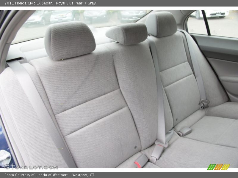 Royal Blue Pearl / Gray 2011 Honda Civic LX Sedan