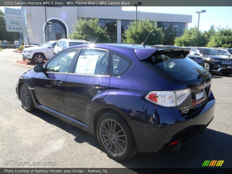 WRX Plasma Blue / WRX Carbon Black 2012 Subaru Impreza WRX 5 Door