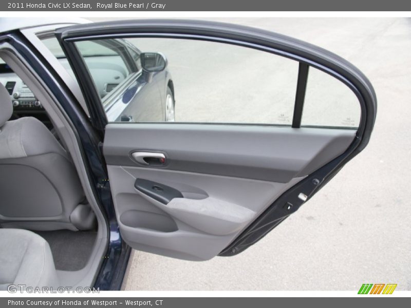 Royal Blue Pearl / Gray 2011 Honda Civic LX Sedan
