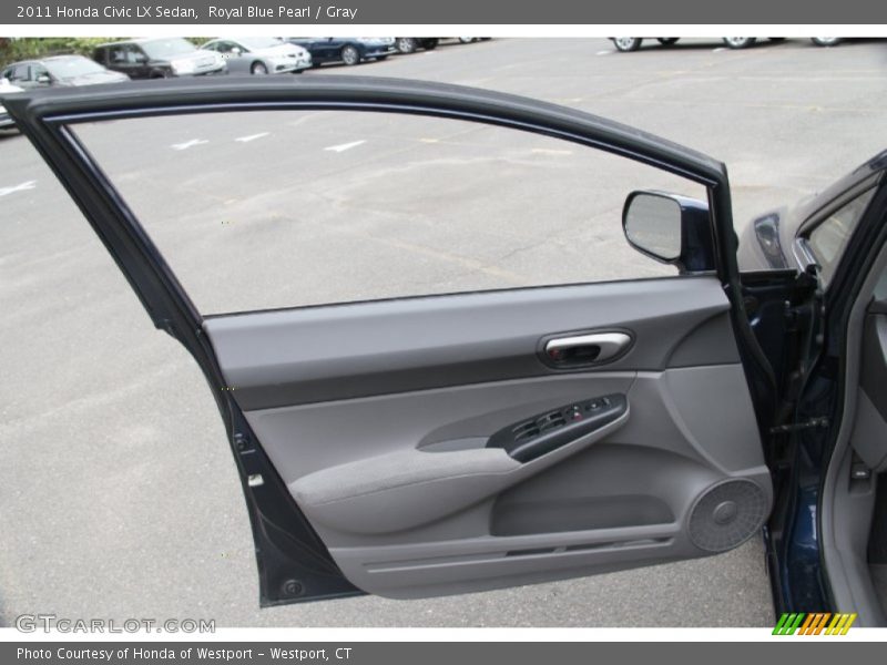 Royal Blue Pearl / Gray 2011 Honda Civic LX Sedan