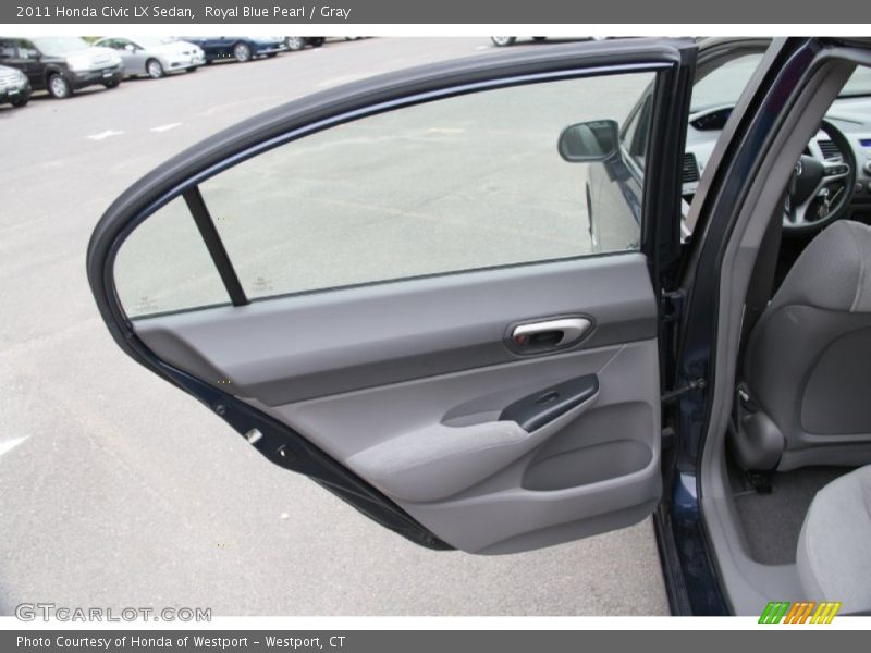 Royal Blue Pearl / Gray 2011 Honda Civic LX Sedan
