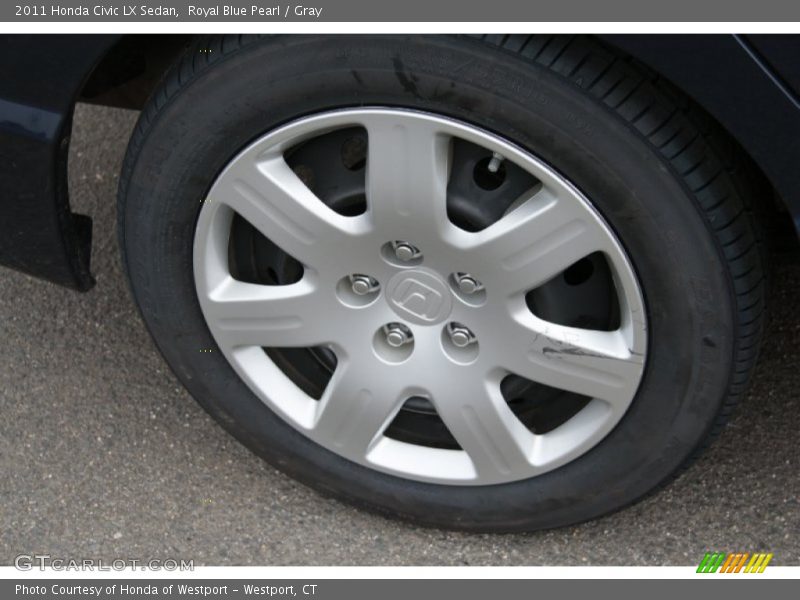 Royal Blue Pearl / Gray 2011 Honda Civic LX Sedan