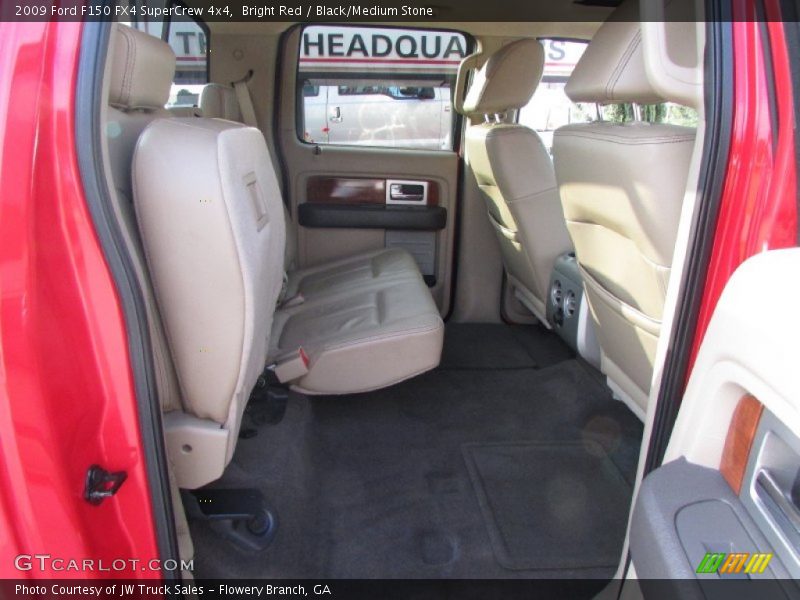 Bright Red / Black/Medium Stone 2009 Ford F150 FX4 SuperCrew 4x4