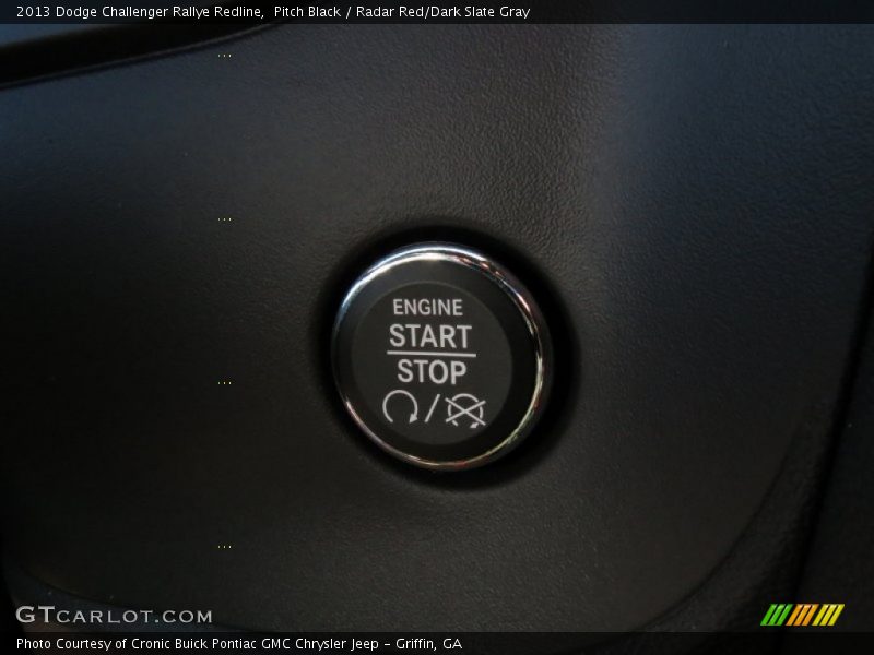 Pitch Black / Radar Red/Dark Slate Gray 2013 Dodge Challenger Rallye Redline