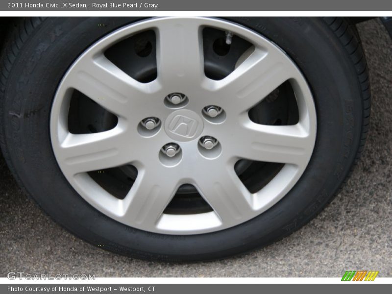 Royal Blue Pearl / Gray 2011 Honda Civic LX Sedan