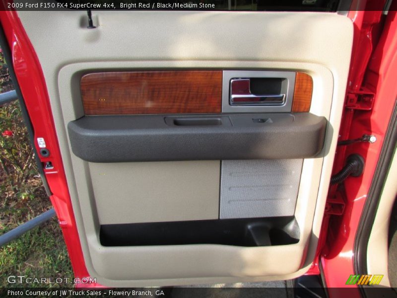 Bright Red / Black/Medium Stone 2009 Ford F150 FX4 SuperCrew 4x4