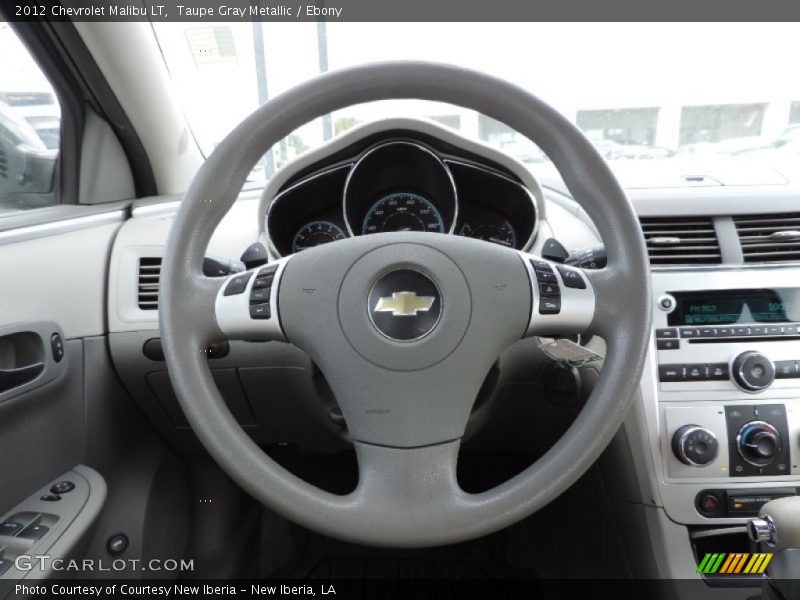 Taupe Gray Metallic / Ebony 2012 Chevrolet Malibu LT