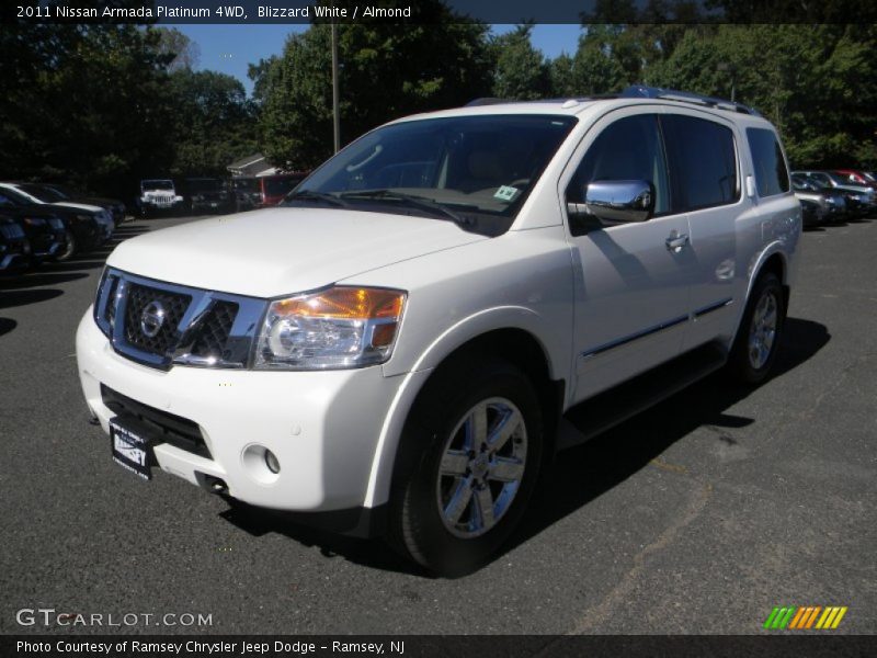 Blizzard White / Almond 2011 Nissan Armada Platinum 4WD