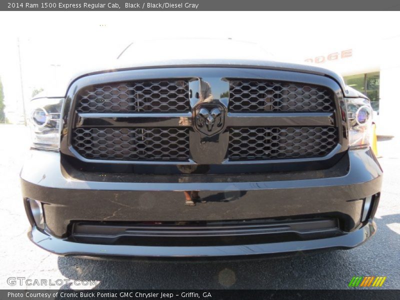 Black / Black/Diesel Gray 2014 Ram 1500 Express Regular Cab