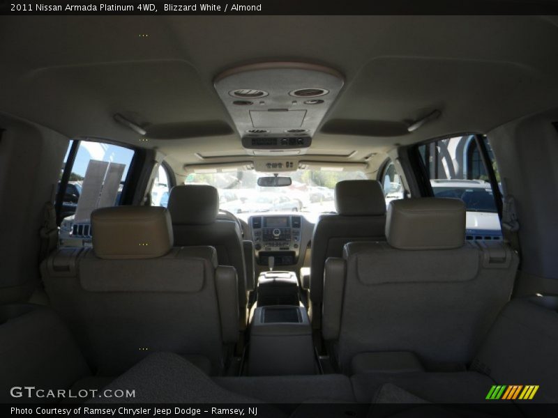 Blizzard White / Almond 2011 Nissan Armada Platinum 4WD