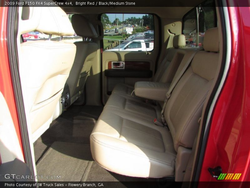 Bright Red / Black/Medium Stone 2009 Ford F150 FX4 SuperCrew 4x4