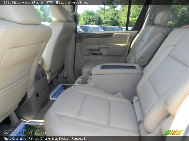 Blizzard White / Almond 2011 Nissan Armada Platinum 4WD