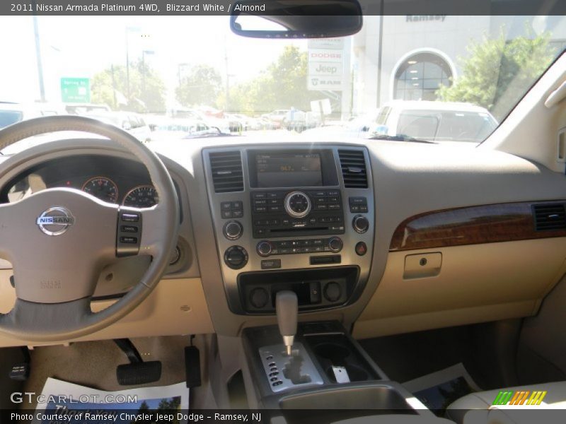 Blizzard White / Almond 2011 Nissan Armada Platinum 4WD