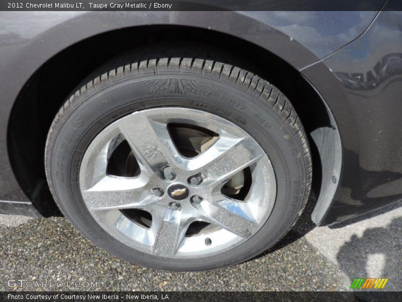 Taupe Gray Metallic / Ebony 2012 Chevrolet Malibu LT