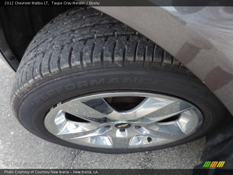 Taupe Gray Metallic / Ebony 2012 Chevrolet Malibu LT
