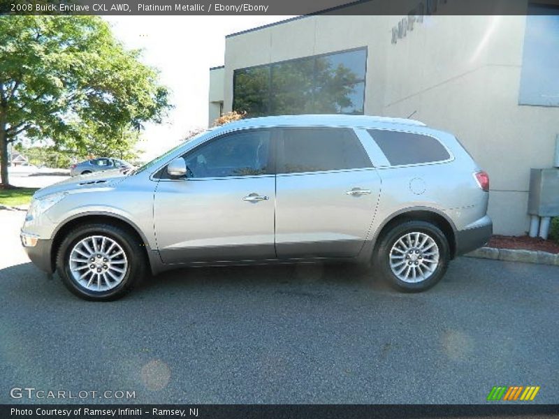 Platinum Metallic / Ebony/Ebony 2008 Buick Enclave CXL AWD