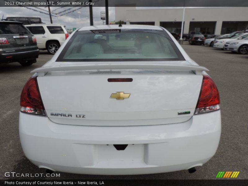Summit White / Gray 2013 Chevrolet Impala LTZ