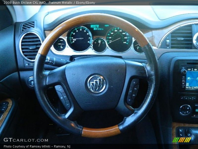 Platinum Metallic / Ebony/Ebony 2008 Buick Enclave CXL AWD