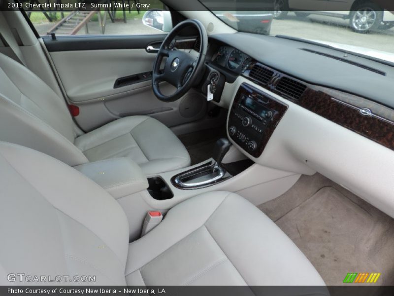 Summit White / Gray 2013 Chevrolet Impala LTZ