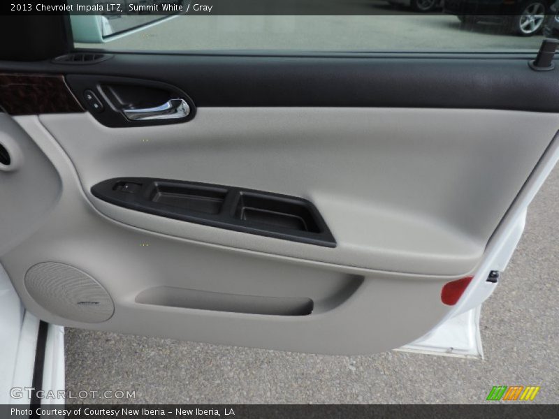 Summit White / Gray 2013 Chevrolet Impala LTZ