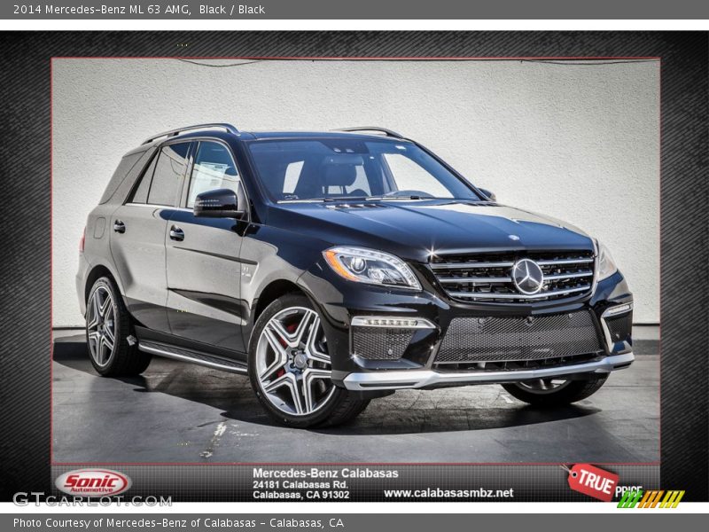 Black / Black 2014 Mercedes-Benz ML 63 AMG