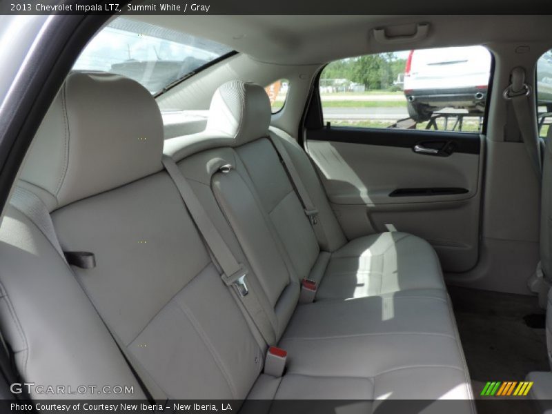 Summit White / Gray 2013 Chevrolet Impala LTZ