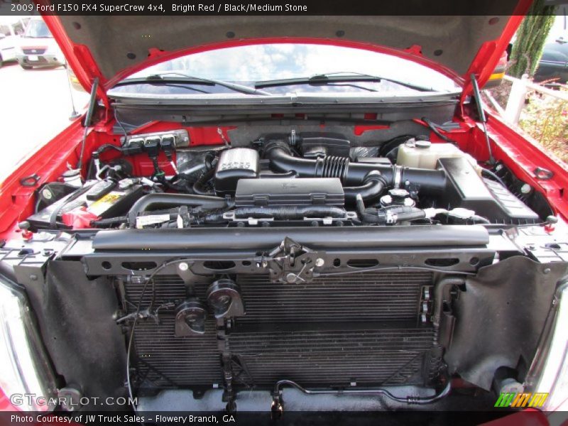 Bright Red / Black/Medium Stone 2009 Ford F150 FX4 SuperCrew 4x4
