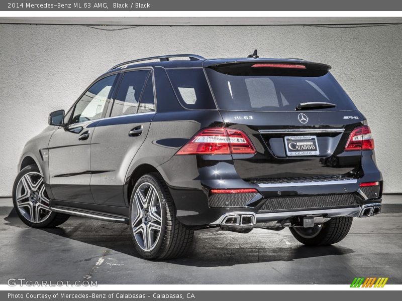 Black / Black 2014 Mercedes-Benz ML 63 AMG