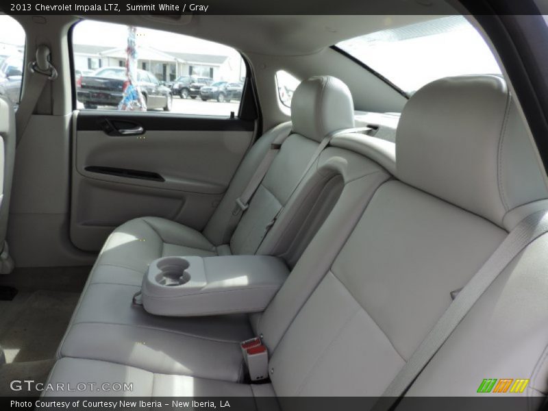 Summit White / Gray 2013 Chevrolet Impala LTZ