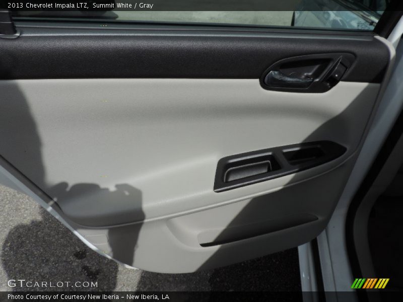 Summit White / Gray 2013 Chevrolet Impala LTZ