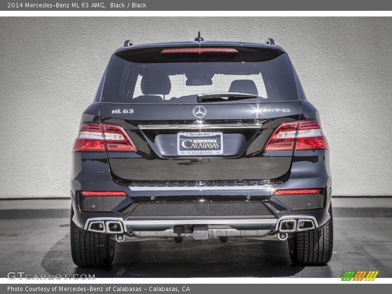 Black / Black 2014 Mercedes-Benz ML 63 AMG