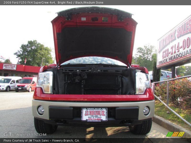 Bright Red / Black/Medium Stone 2009 Ford F150 FX4 SuperCrew 4x4