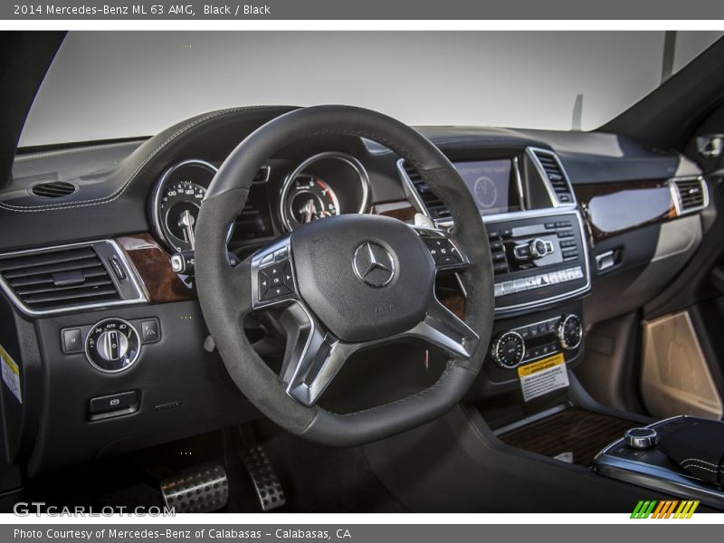 Dashboard of 2014 ML 63 AMG