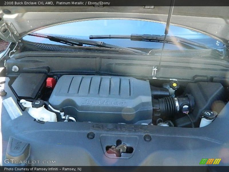 Platinum Metallic / Ebony/Ebony 2008 Buick Enclave CXL AWD