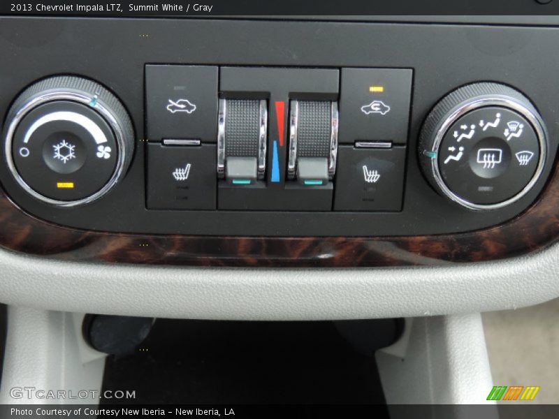 Summit White / Gray 2013 Chevrolet Impala LTZ