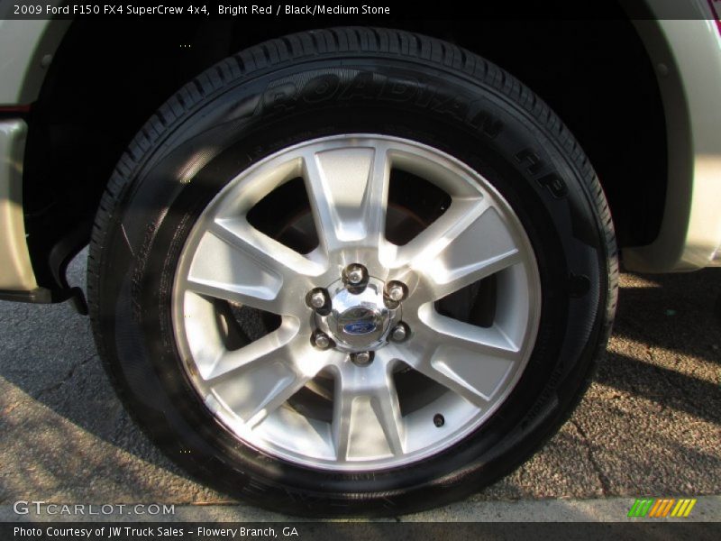 Bright Red / Black/Medium Stone 2009 Ford F150 FX4 SuperCrew 4x4