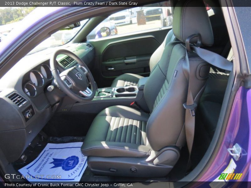  2013 Challenger R/T Classic Dark Slate Gray Interior