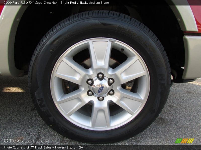 Bright Red / Black/Medium Stone 2009 Ford F150 FX4 SuperCrew 4x4