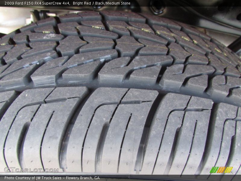 Bright Red / Black/Medium Stone 2009 Ford F150 FX4 SuperCrew 4x4