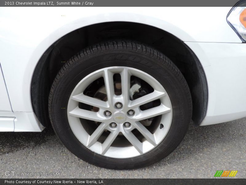 Summit White / Gray 2013 Chevrolet Impala LTZ
