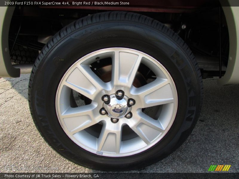 Bright Red / Black/Medium Stone 2009 Ford F150 FX4 SuperCrew 4x4