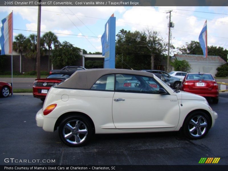 Cool Vanilla White / Taupe/Pearl Beige 2005 Chrysler PT Cruiser GT Convertible