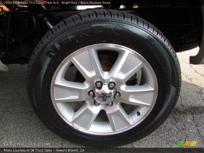 Bright Red / Black/Medium Stone 2009 Ford F150 FX4 SuperCrew 4x4