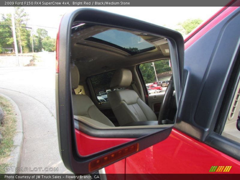 Bright Red / Black/Medium Stone 2009 Ford F150 FX4 SuperCrew 4x4