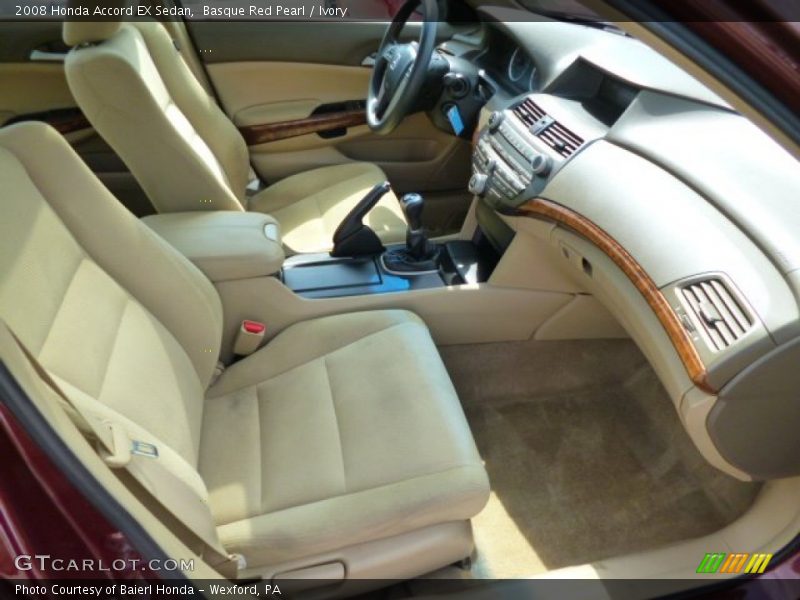  2008 Accord EX Sedan Ivory Interior